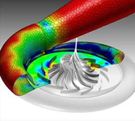 レーシングカー空力解析事例(Raven CFD / ２億要素)Image courtesy of Corvid Technologies